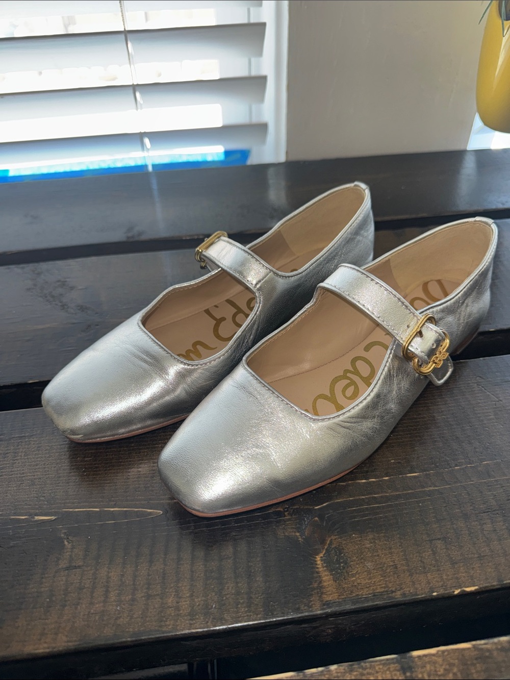Sam Edelman Silver Michaela Flats